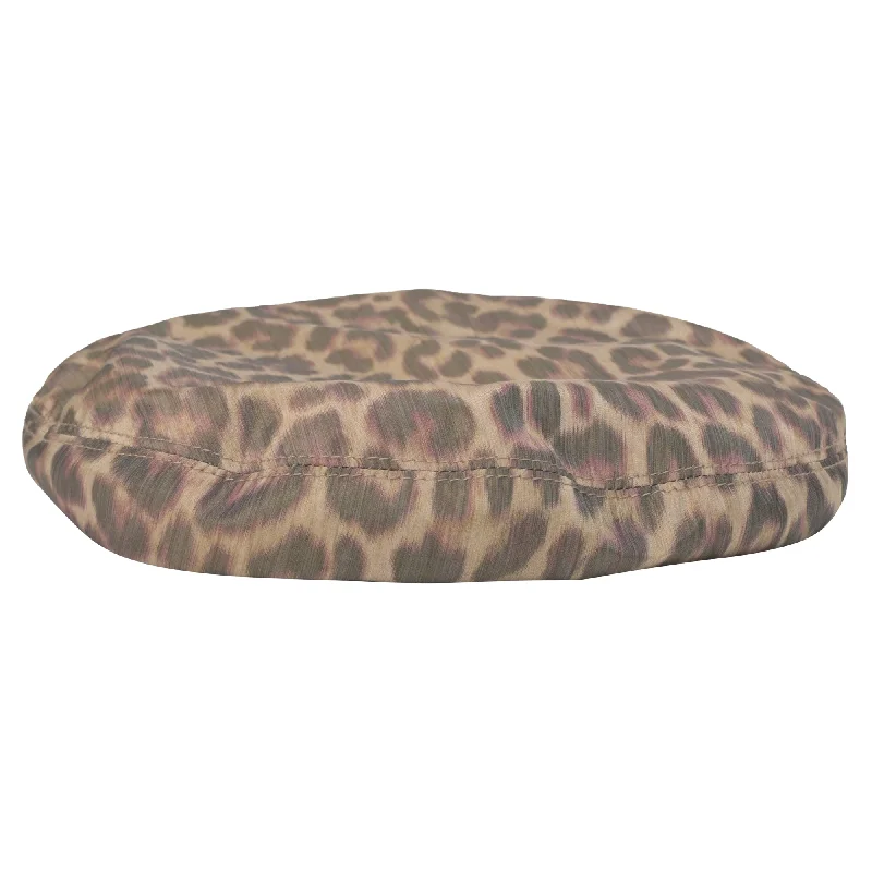 Hermès Beret in Animal Print Polyester