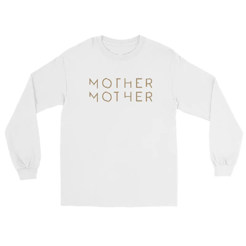 Mother Mother Logo Long Sleeve Tee - White