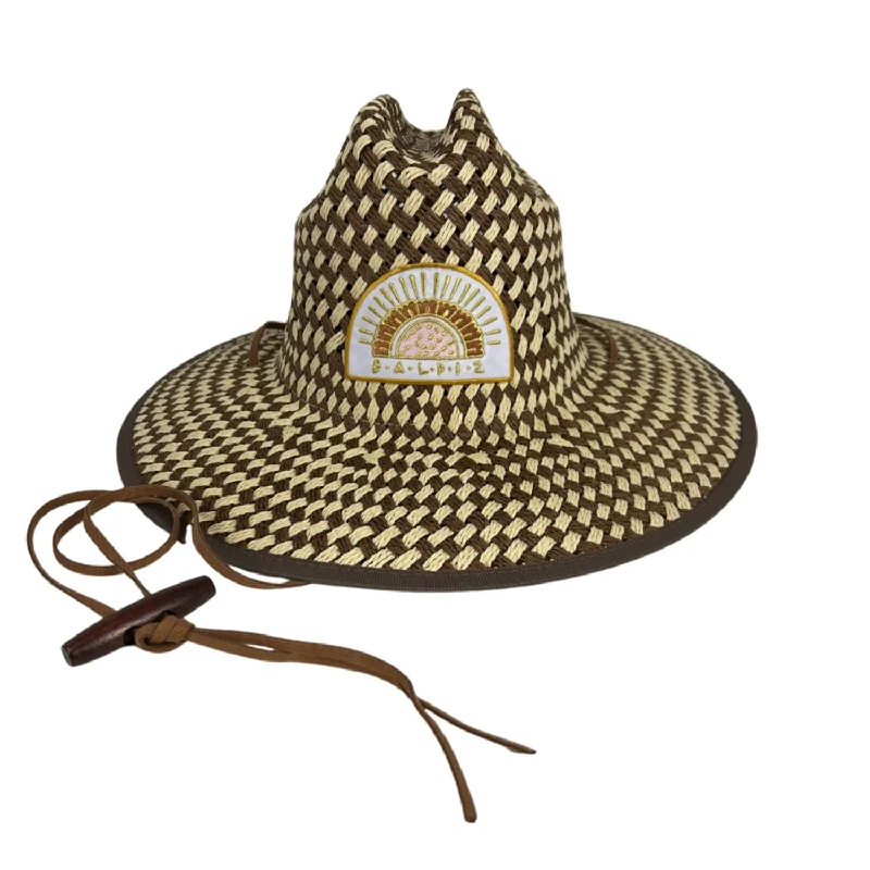 Women's Lifeguard Hat In Brown/tan