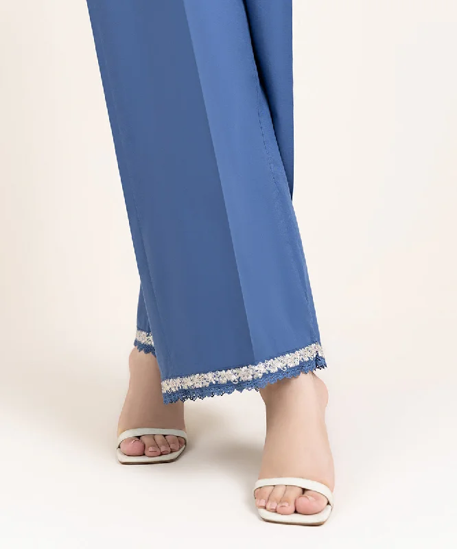 Embroidered Cambric Culottes