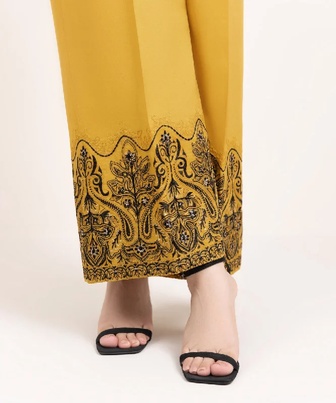 Embroidered Cambric Culottes