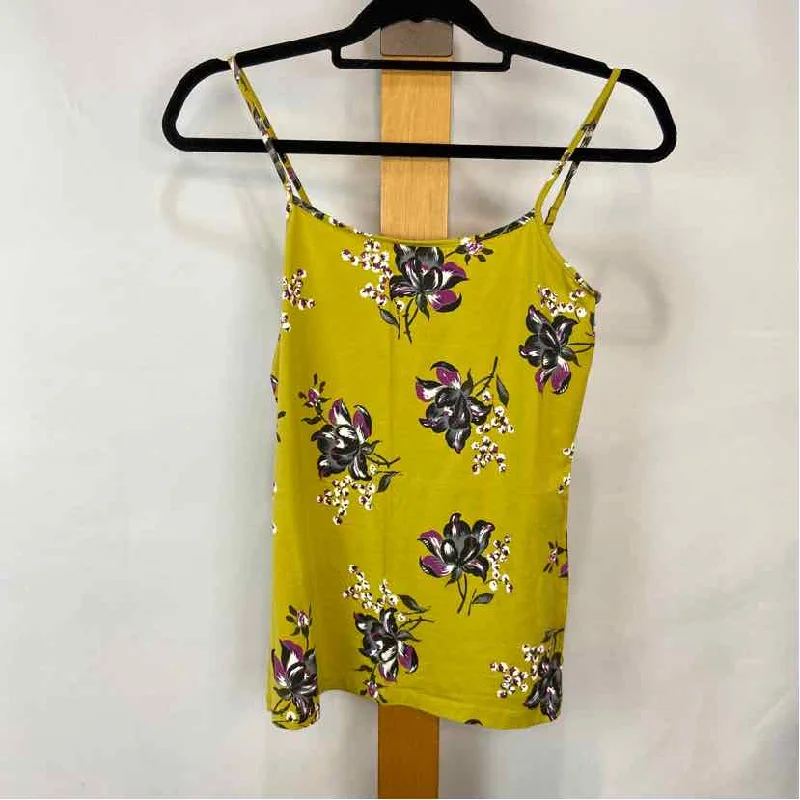 Ann Taylor Women's Size S Yellow Floral Tank