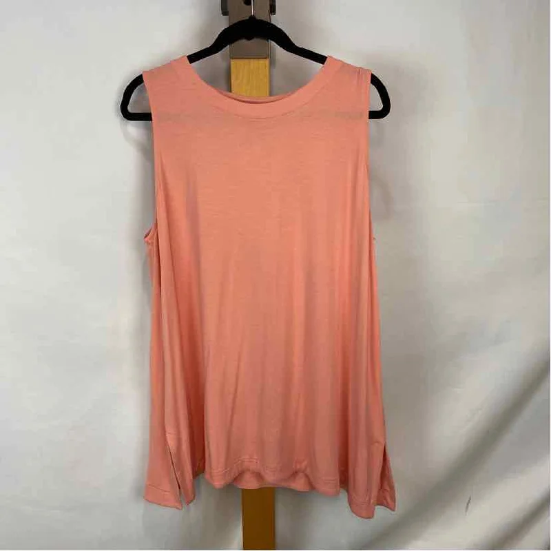 JJill Women's Size XL Peach Solid Tunic