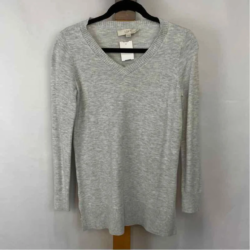 Loft Women's Size XSP Gray Heathered Sweater