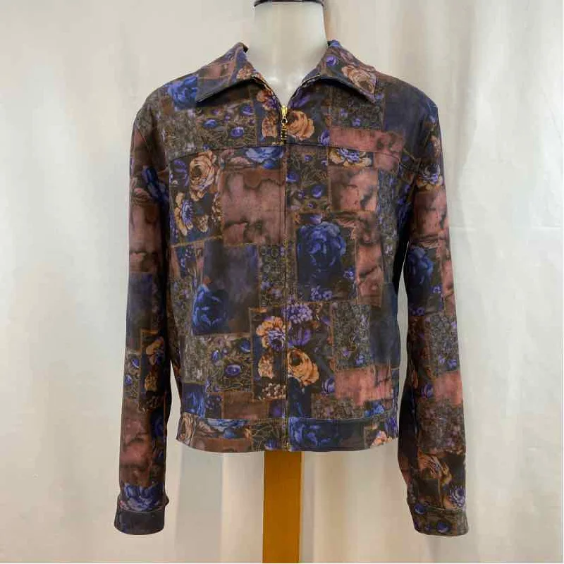 St John Women's Size S Rust Print Jacket