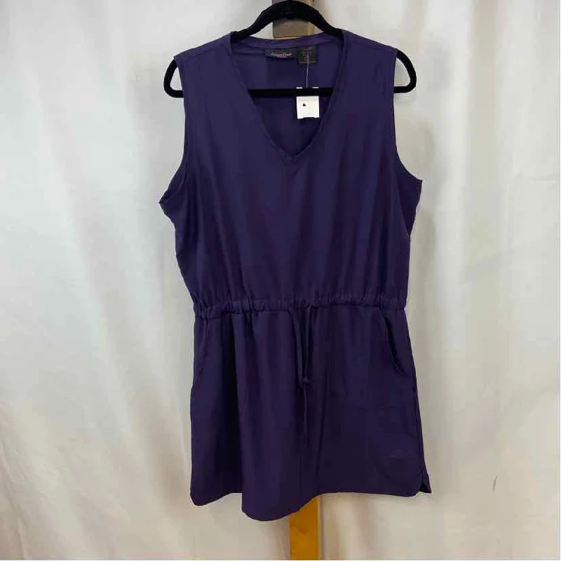 Canyon Creek Women's Size L Purple Solid Dress