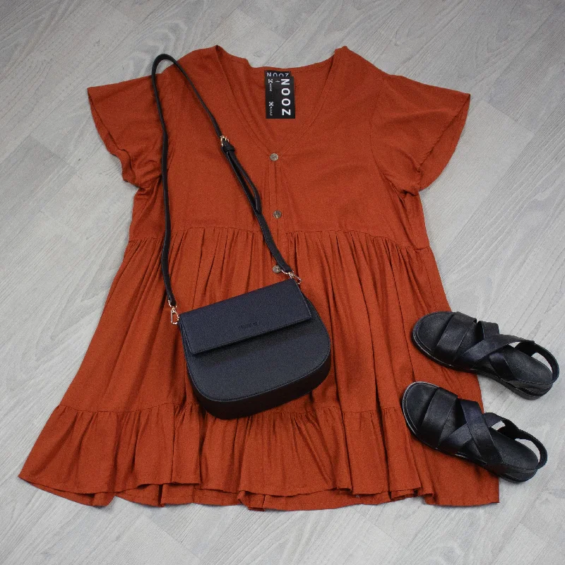 Rust - Boho Loose Kara Tunic