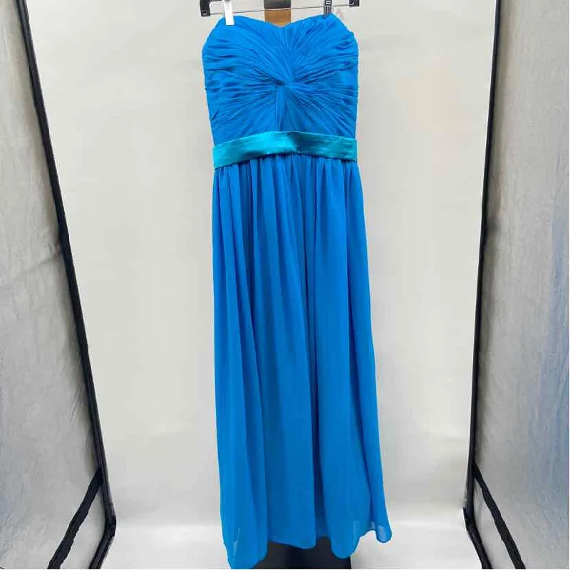 Unbranded Women's Size M Turquoise Solid Gown/Evening Wear