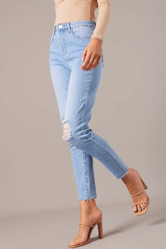 Denim Skinny Jean High Rise