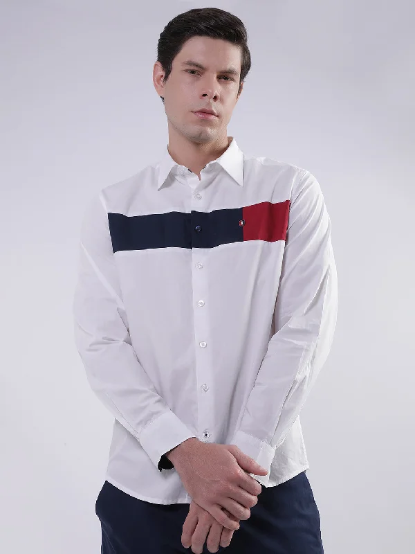 Iconic White Regular Fit Shirt