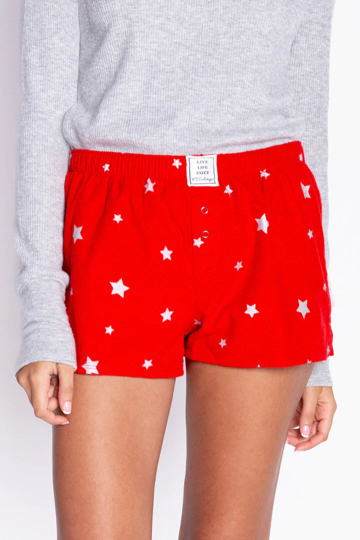 Stars Flannel Short