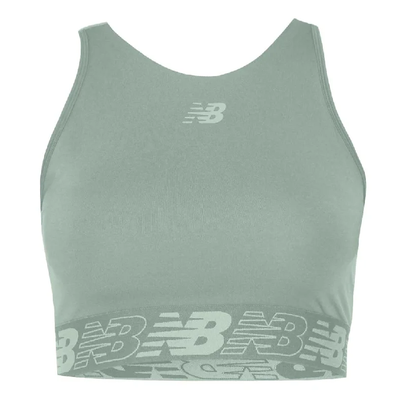 New Balance - Women's Relentless Crop Bra (WB31175 DKJ)