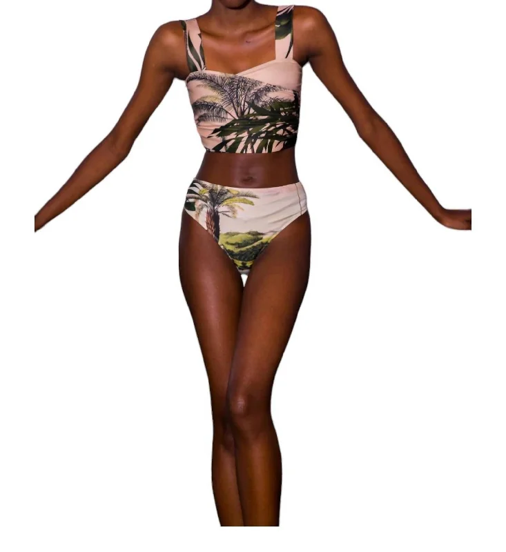 Loren Swim Top In Landscape