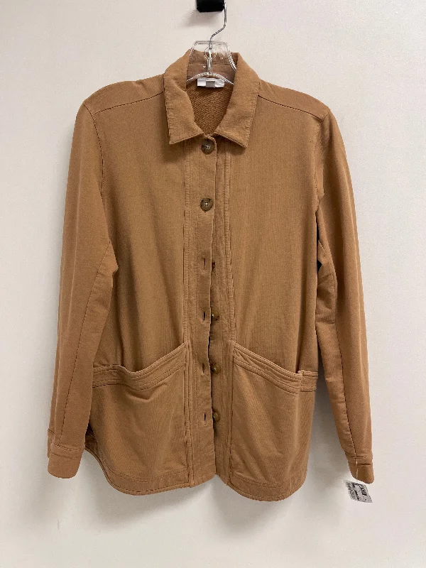 Top Long Sleeve By J. Jill In Brown, Size: S