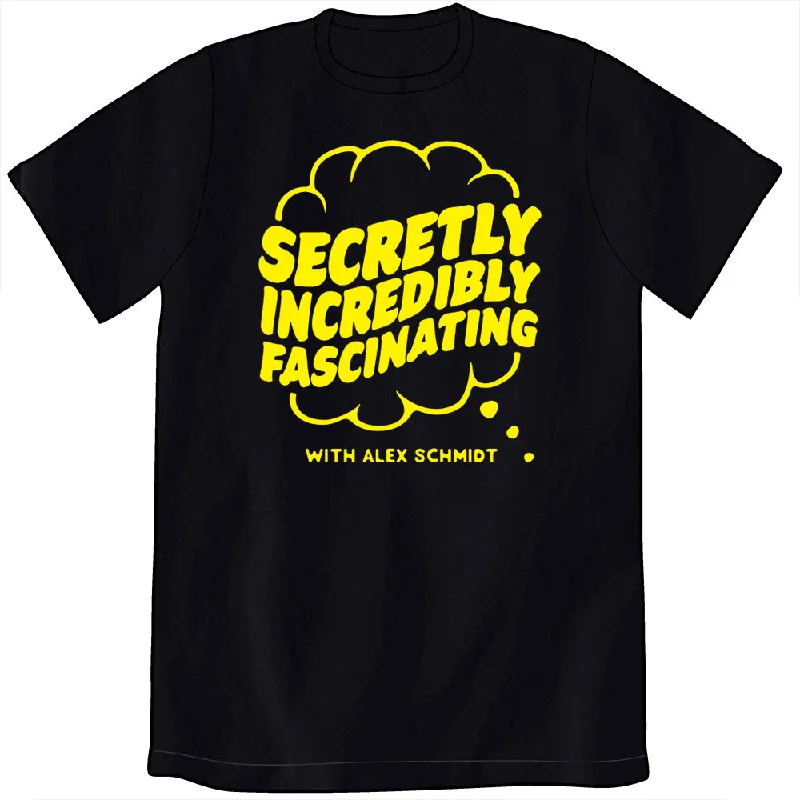 Secretly Incredibly Fascinating Logo Shirt - Limited Black Edition!