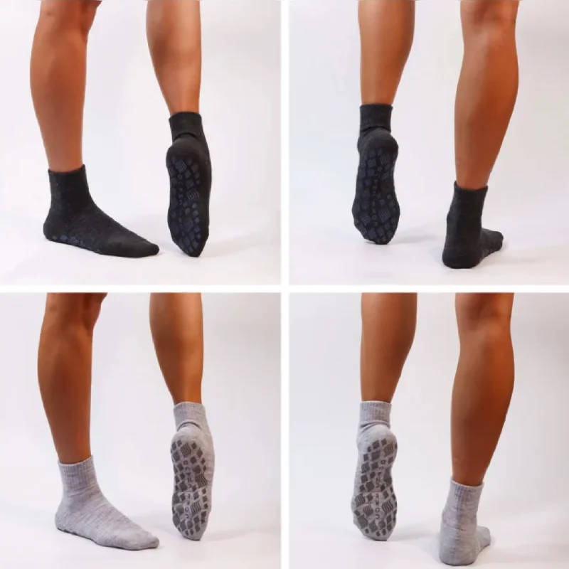 Quarter 2-Pack Grip Socks (Pilates / Barre)