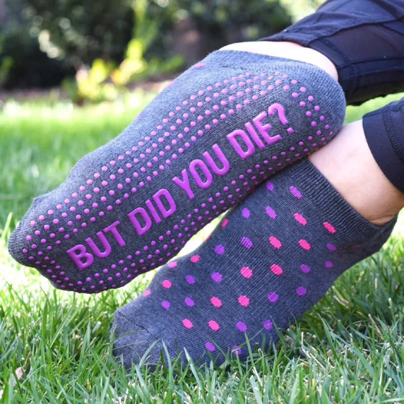 But Did You Die? - Ankle - Grip Socks (Barre / Pilates)