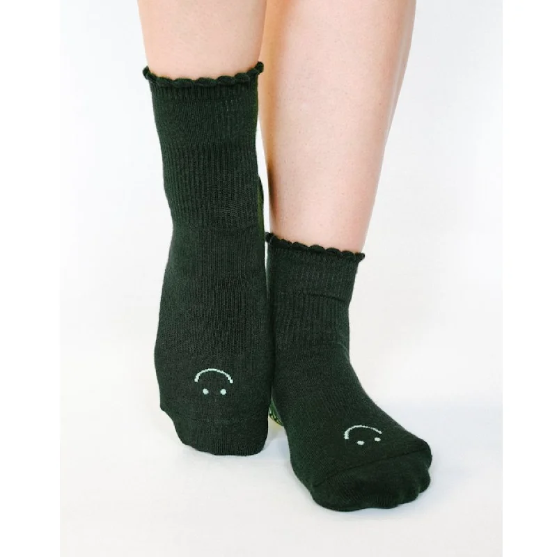 Happy Ankle Grip Socks - Eden (Barre/Pilates)