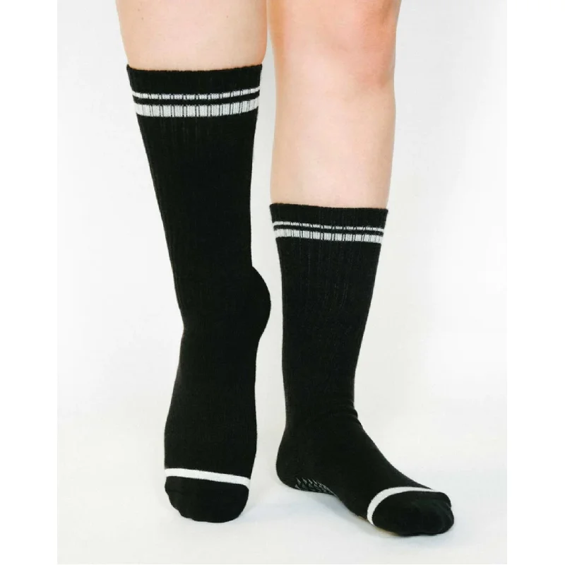 Varsity Crew Grip Socks - (Barre/Pilates)