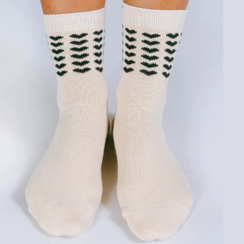 Sweet Heart Ankle Socks - (No Grip)